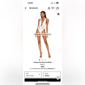 LIKE NEW- Gigi C from Revolve One Piece Bathing Suit